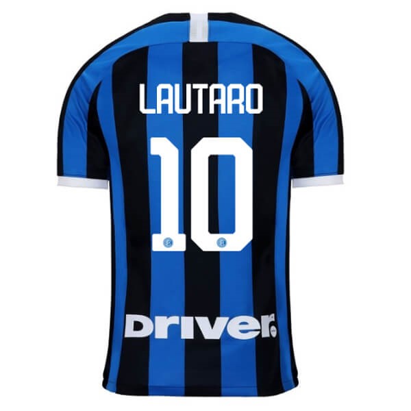 Camiseta Inter De Milán NO.10 Lautaro Replica Primera Ropa 2019/20 Azul